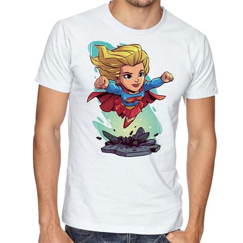 Camiseta Raglan Blusa Super Girl Prima Super Man Herói No Elo7