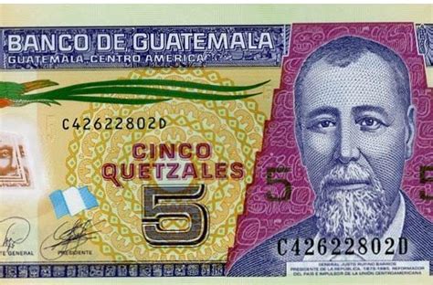 5 Quetzales Guatemala 2010 Numismática Monterrey