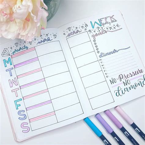 33 Amazing Bullet Journal Weekly Spreads Youll Want To Steal Updated