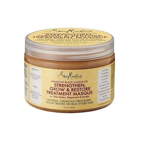 Shea Moisture Jamaican Black Castor Oil Strengthen Grow And Restore Treatment Masque