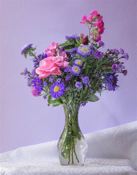 Purple Autumn Flowers Photograph By Gergana Chakalova Fine Art America