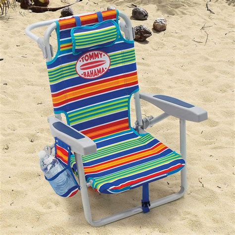 Tommy Bahama Striped Folding Backpack Childrens Beach Chair Kids 3