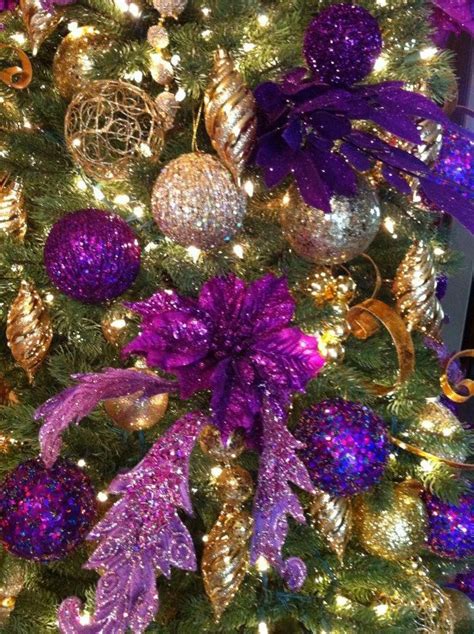 Pin By Bobby Patterson On Let It Snow Purple Christmas Decorations
