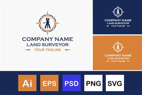 Survey Land Logo Design Gráfico Por Tifon Studio · Creative Fabrica