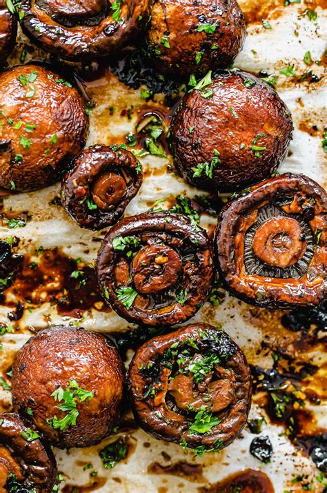Roasted Mushrooms With Balsamic Glaze Easy Recipe With Video