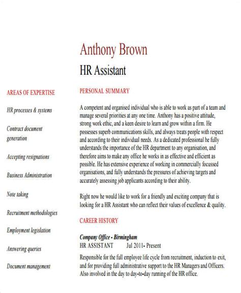 Assistant hr (generalist) from dec 20xx to till date. FREE 43+ Manager Resume Templates in PDF