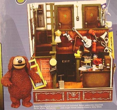The Muppet Show Palisades Action Figure Backstage Playset And Rowlf