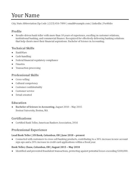 Combination Resume Templates And Examples For 2024