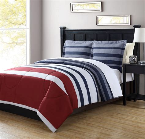 Find sets that fit everything from twin to california king beds. Colormate Microfiber Comforter Set - Nautical