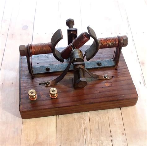 Amazing Handmade Antique Electric Motor Assembly Tested And Still