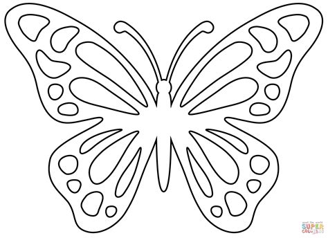 Butterfly Emoji Coloring Page Free Printable Coloring Pages