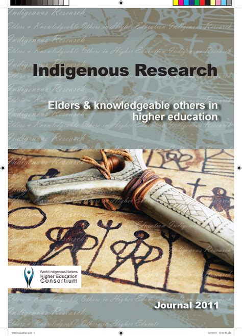 No 1 2011 Indigenous Research Elders And Knowledgeable Others In
