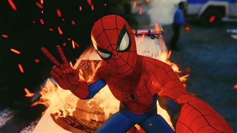 Spiderman Taking Selfie Ps4 4k 2018, HD Games, 4k ...
