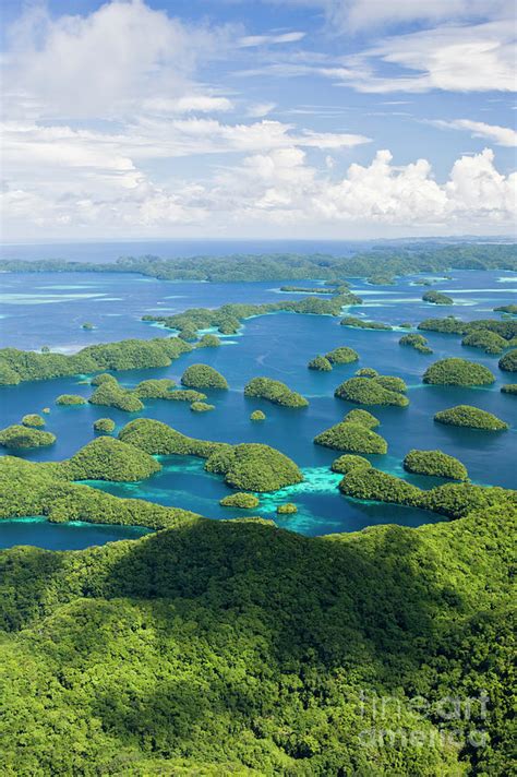 Rock Islands Of Palau Micronesia Photograph By Reinhard Dirscherl