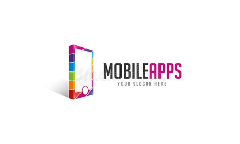 Mobile Apps Logo Stock Vector Illustration Of Cmyk Data 92554999