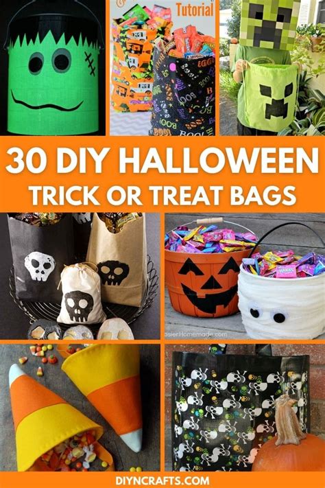 30 Diy Trick Or Treat Bags You Can Make Easily For Halloween