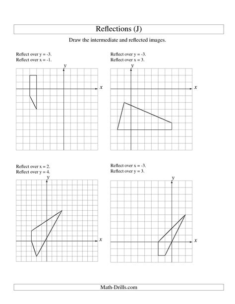 12 Best Images Of Reflection Math Worksheets Reflection Worksheets