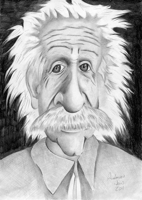 Albert Einstein Caricature By Madtkd On Deviantart