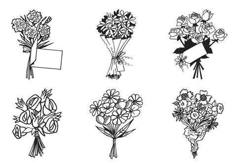 Flower Bouquet Vector Pack Download Free Vector Art Stock Graphics