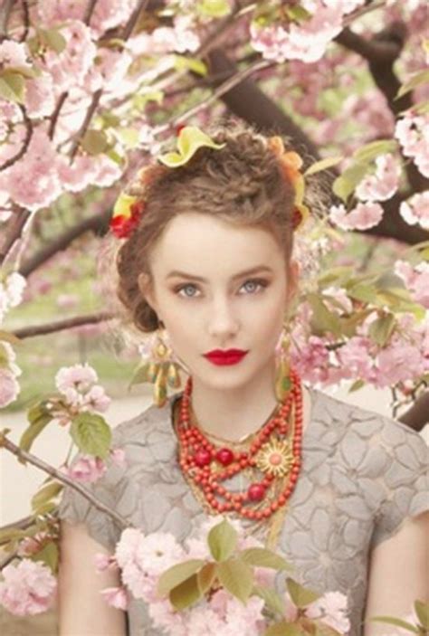 Flower Maiden Fantasy Beautiful Art Fashion Photography Of