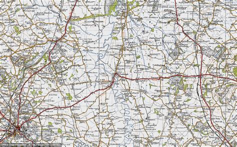 Map Of Farndon 1947 Francis Frith