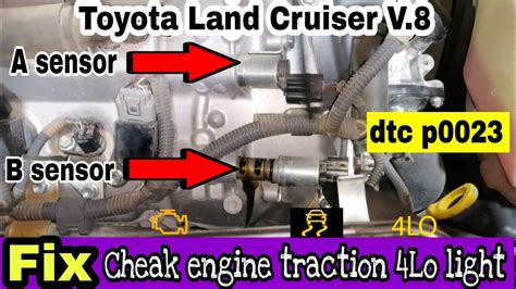 Code P0023 B Camshaft Position Actuator Circuit Bank2 Toyota Land