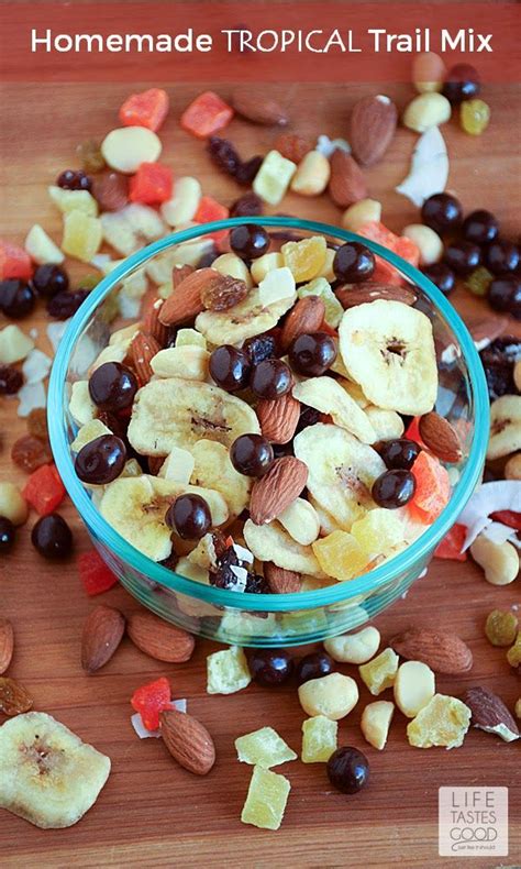 Homemade Tropical Trail Mix By Life Tastes Good Loaded With Dried