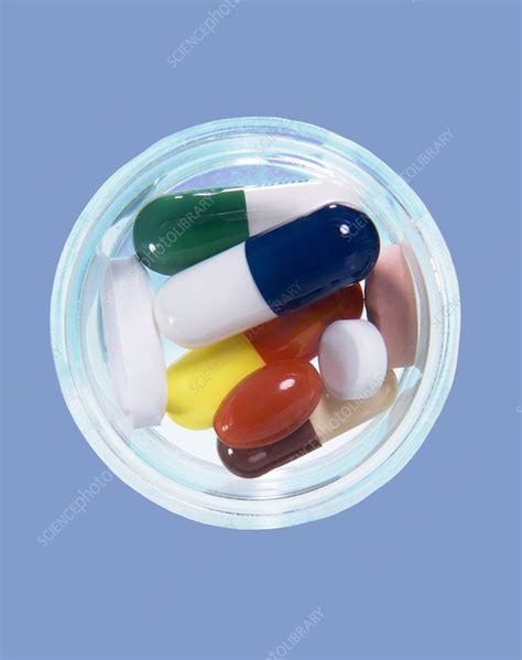 mixture of drug pills stock image c001 1250 science photo library