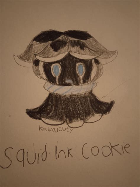 i drew squid ink cookie r cookierun