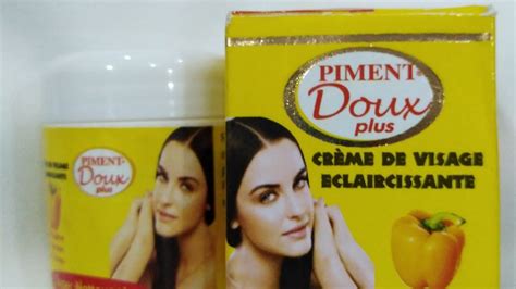Piment Doux Plus Lightening Face Cream Review Youtube