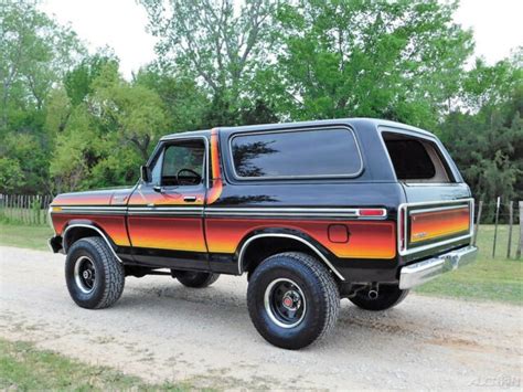 1978 Ford Bronco Xlt 4wd Free Wheeling Edition 460 V8 For Sale