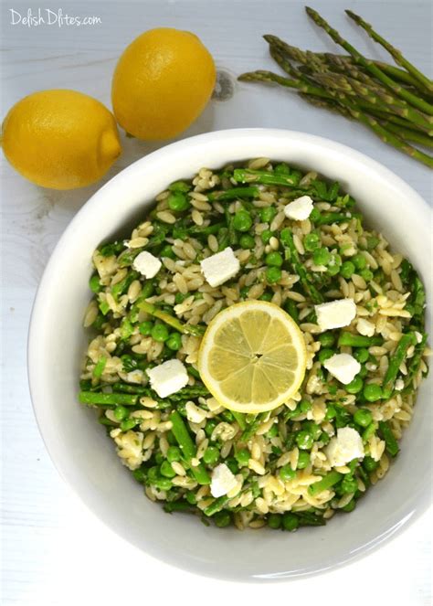 Spring Orzo Salad With Asparagus And Peas Delish D Lites