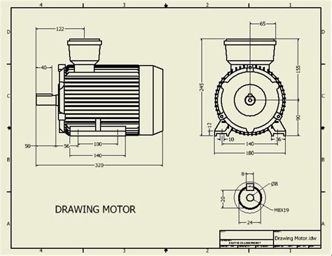 Motor Cad Drawing