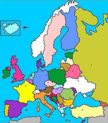 Croquis Del Mapa Mudo De Europa Imagui