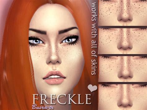 The Sims 4 Cc Freckles Maxis Match Kjaanywhere