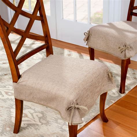 You only need to replace and give your dining chair a contemporary makeover with this 2pcs soft stretchy dining chair seat cushion slipcovers. Chenille Dining Chair Seat Covers-Set of 2 … | Seat covers ...