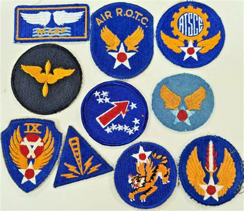 Rare Vintage Ww2 Issue Us Army Air Force Uniform Unit Sleeve Patch