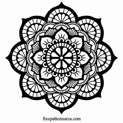 Mandala Lotus Vector Pattern Freepatternsarea Designs Clipart