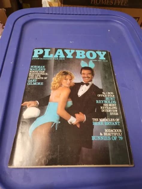 Playboy Magazine October Playmate Ursula Buchfellner Bunnies Burt Reynolds Picclick