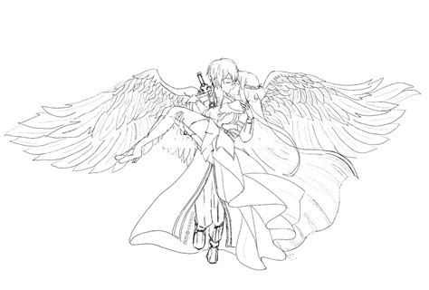 Angel Anime Coloring Pages