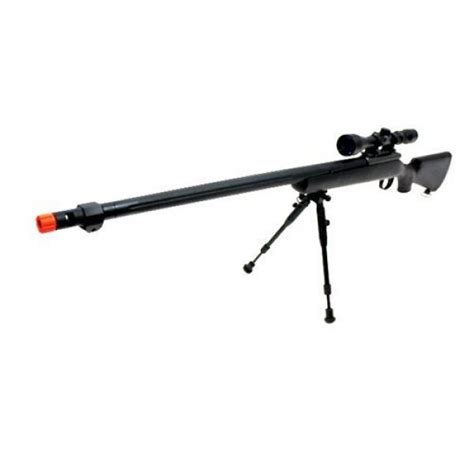 Fps Wellfire Vsr Urban Combat Full Metal Bolt Action Sniper Rifle W X Scope Bipod