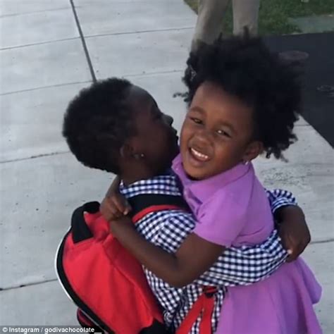 Instagram Video Shows Girl Hug Her Brother After School Daily Mail Online