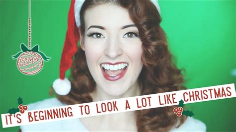 It S Beginning To Look A Lot Like Christmas Bsl And Lyrics Youtube