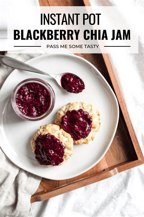 Thick and delicious instant pot strawberry honey jam. Instant Pot Blackberry Chia Jam | Recipe | Food, Jam ...