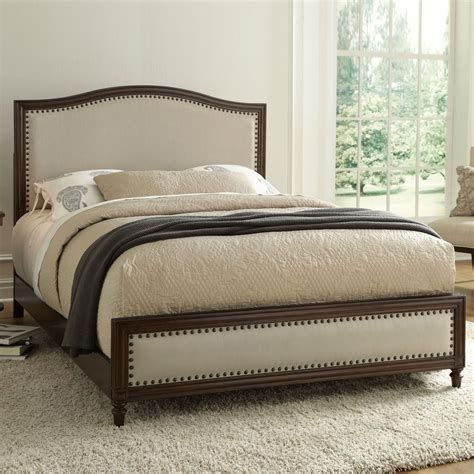 Grandover Complete Wood Bed And Bedding Support System With Cream