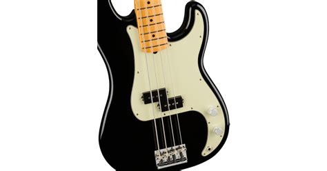 Fender American Professional Ii Precision Bass Maple Neck Black