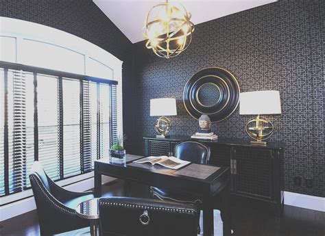 Black And White Home Office Decorating Ideas Home Decor Ideas
