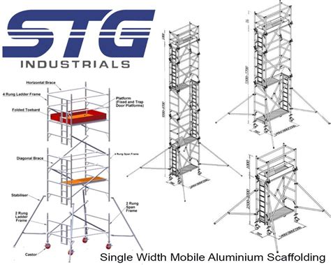 3m Height Mobile Aluminium Tower Scaffolding For Sale Everything Else