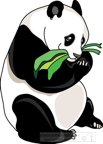Panda Clipart Clipart Pandaeatingbamboo212 Classroom Clipart