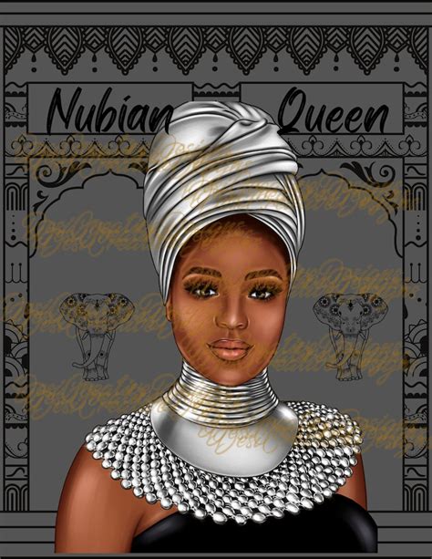 nubian queen black queen royalty runs through my download now etsy